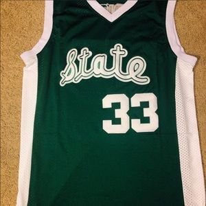 Magic Johnson Michigan State NCAA College Jersey